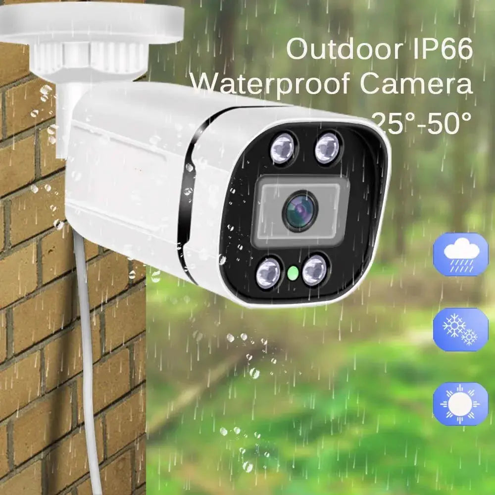Simples Market 4K PoE outdoor IP66 waterproof bullet surveillance camera with night vision