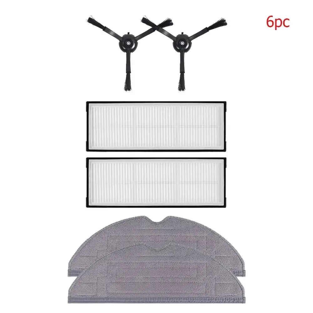 Windninja Compatible Roborock S8 S8 Plus S8 Pro Ultra Main Brush Side Brush HEPA Filter Mop Cloths Dust Bags Kit