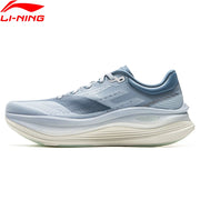 Li-Ning Yueying 5 Pro men's running shoes in light blue with cushioned sole and wide toe box ARHV013 ARHW001