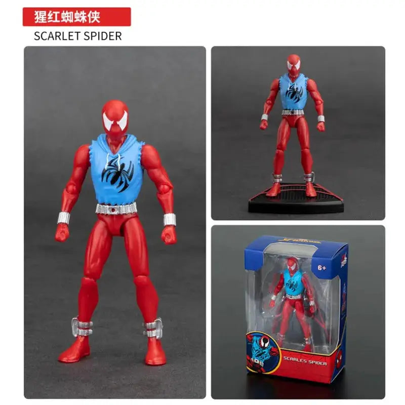 ZD Original Spider Man 4Inch Action Figures Green Goblin Doctor Octopus Venom Gwen Electro Scarlet Spider 2099 Rhino