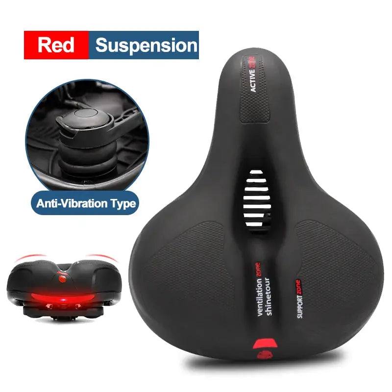 Hollow Breathable Bicycle Saddle For Men And Women MTB Road Bike Seat Shock Absorbing Comfort For Big Butt