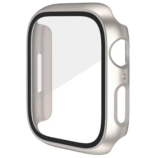 Glass+Cover For Apple Watch case 44mm 40mm 41 42 45 mm 49mm 46mm Screen Protector iWatch series Ultra 10 9 8 7 6 SE 5 Accessorie