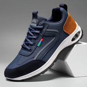UrbanStride Mens Lightweight Breathable Sneakers With Non Slip Sole And Suede Detailing For Daily Outdoor Wear