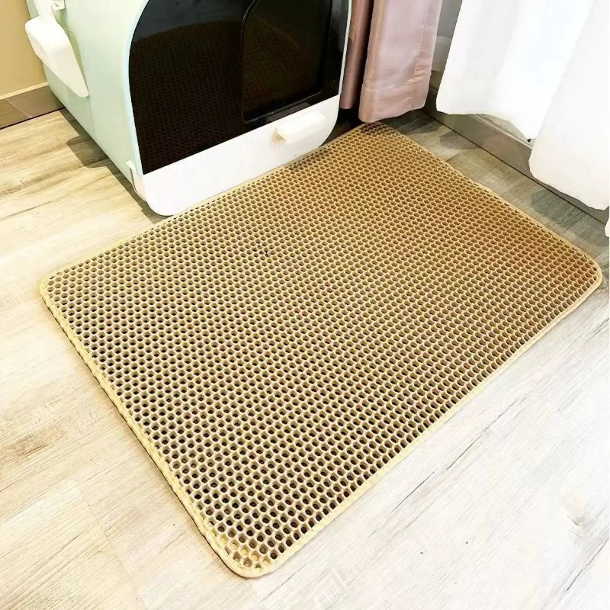Extra Large Cat Litter Mat Heavy Duty Waterproof Two Layer Non Slip Washable Floor Protector For Litter Box