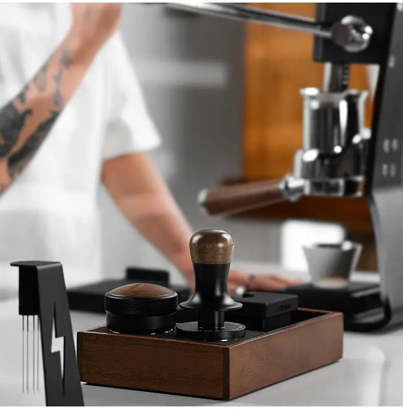 MHW-3BOMBER 30 Lb Constant Pressure Coffee Tamper 53.35mm 58.5mm Espresso Flat Tampers Barista Espresso Accessories Tool