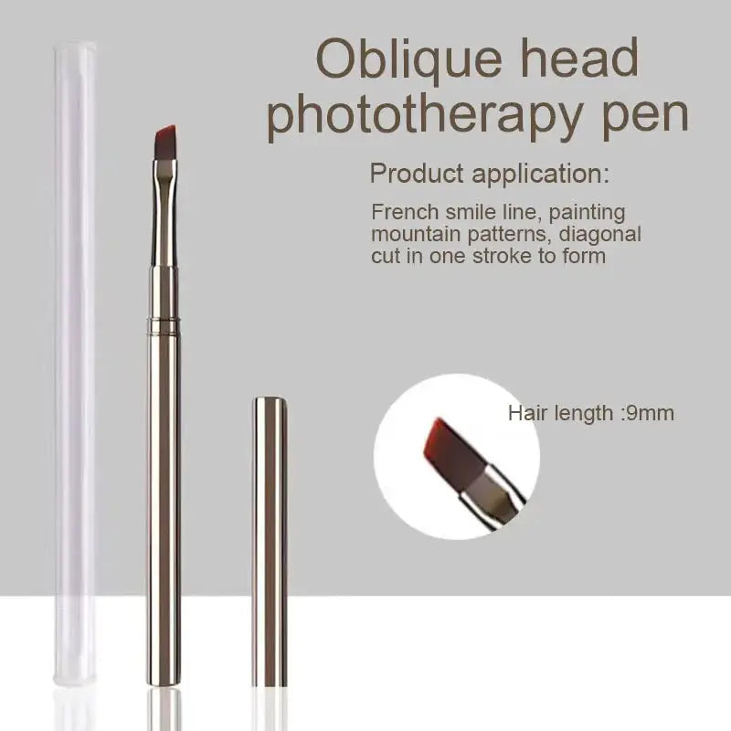 ZJS Nails Art Liner Brushes Professional Striping Tools for Precise Elongated Nail Art Lines 6mm 9mm 12mm 15mm 18mm