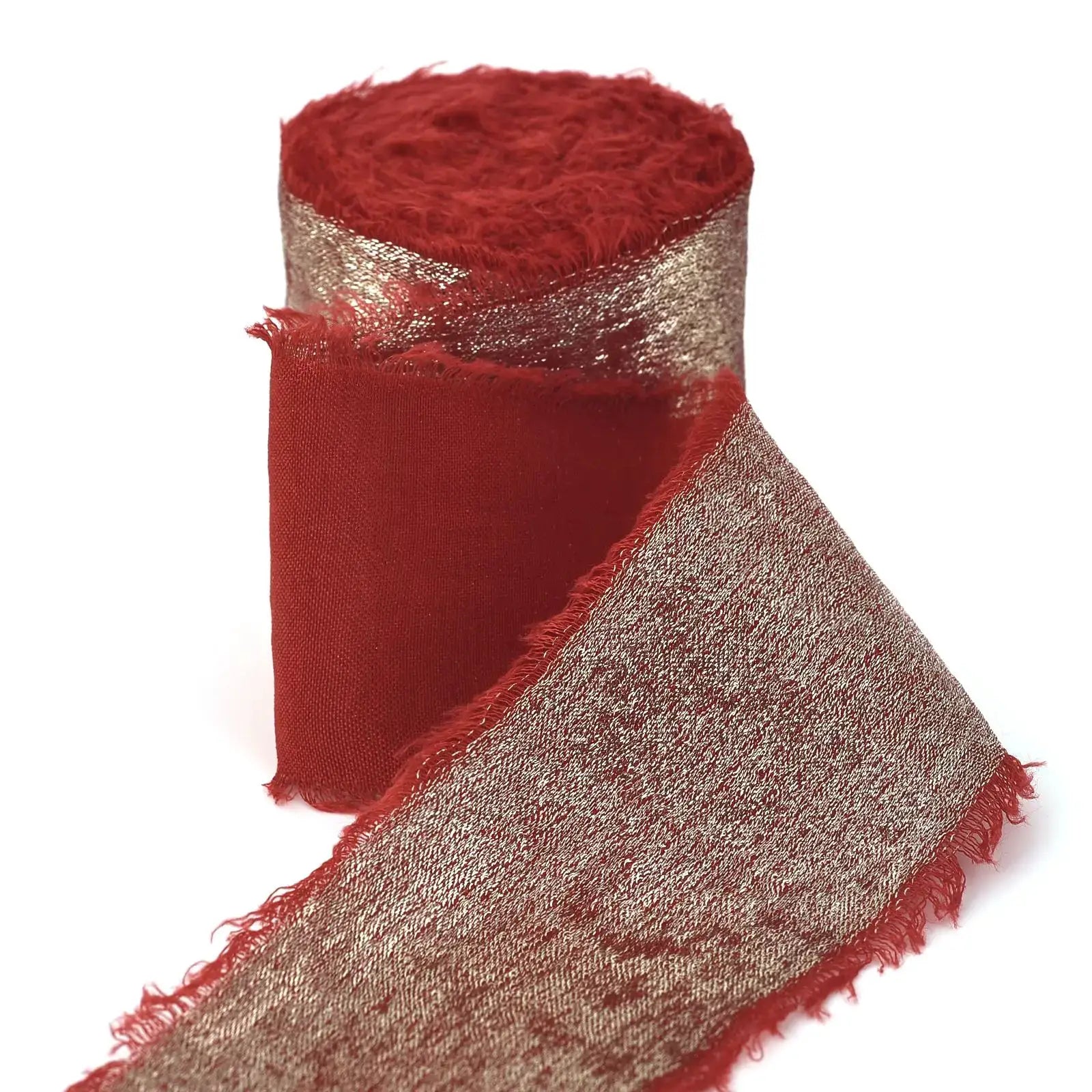 LuxeSilk 5M Silk Ribbon Roll Handmade Ripped Ribbon For Wedding Bouquets Gift Boxes And Decor