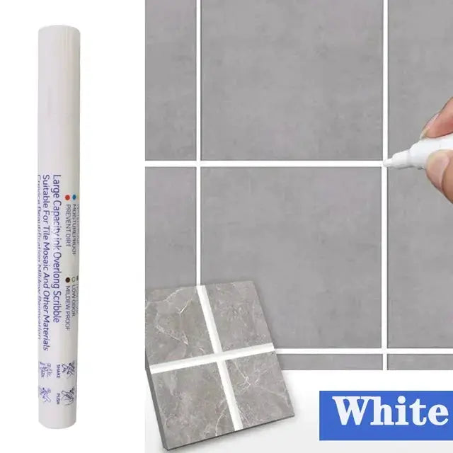 Waterproof Tile Marker Grout Pen For Wall Seams And Floor Repair In Bathrooms Kitchens Toilets Black White Gold Silver