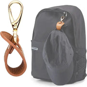 Travel Hat Clip Leather Hands Free Latch Clip For Golf Baseball Caps Towel Glove Wallet Storage