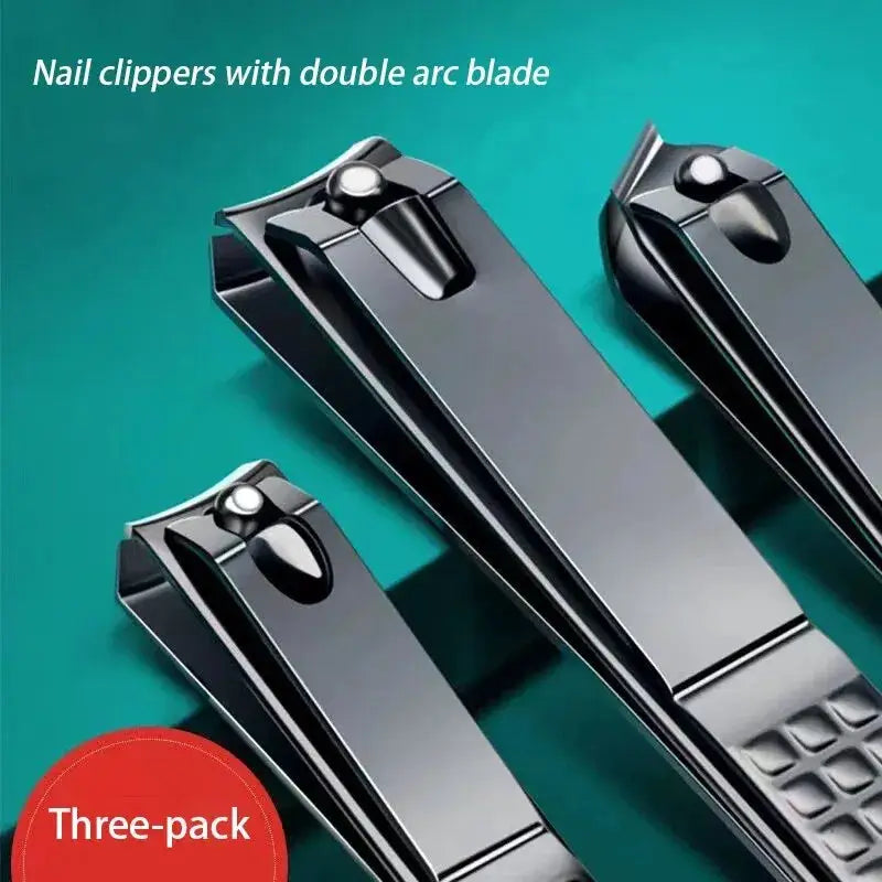 3 Piece Nail Scissors Set German Craft Thick Nail Clippers Diagonal Flat Mouth For Household