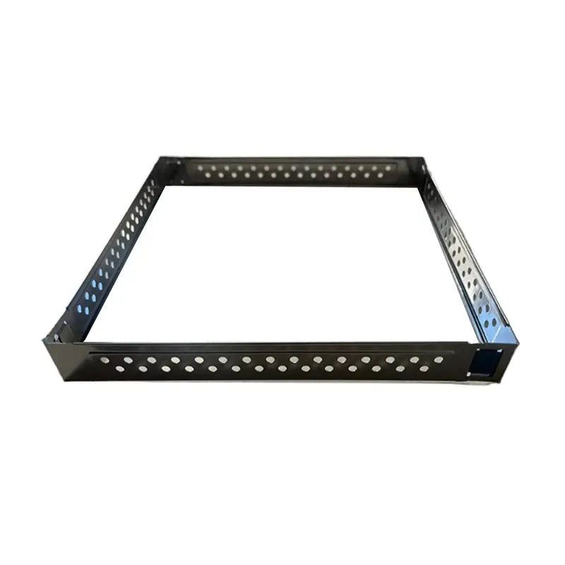 Gas stove windproof windbreak stand, perforated steel frame for portable outdoor cooking