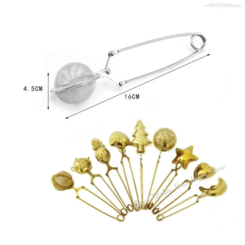 Stainless Steel Tea Infuser Sieve For Loose Leaf Tea And Spices Tea Strainer Filter Ball