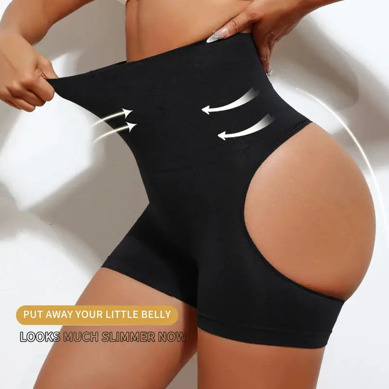 VivaLuxe Women High Waist Shaping Panty Butt Lifter Seamless Shapewear Nylon Elastane Lightweight