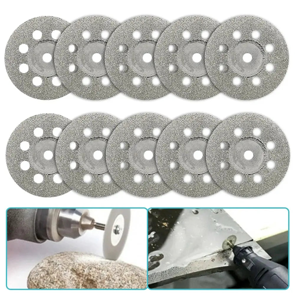 Six To Thirty Two Pcs Mini Circular Saw Blade Set For Dremel Rotary Tools With Sanding Grinding Wheels And Cutting Discs