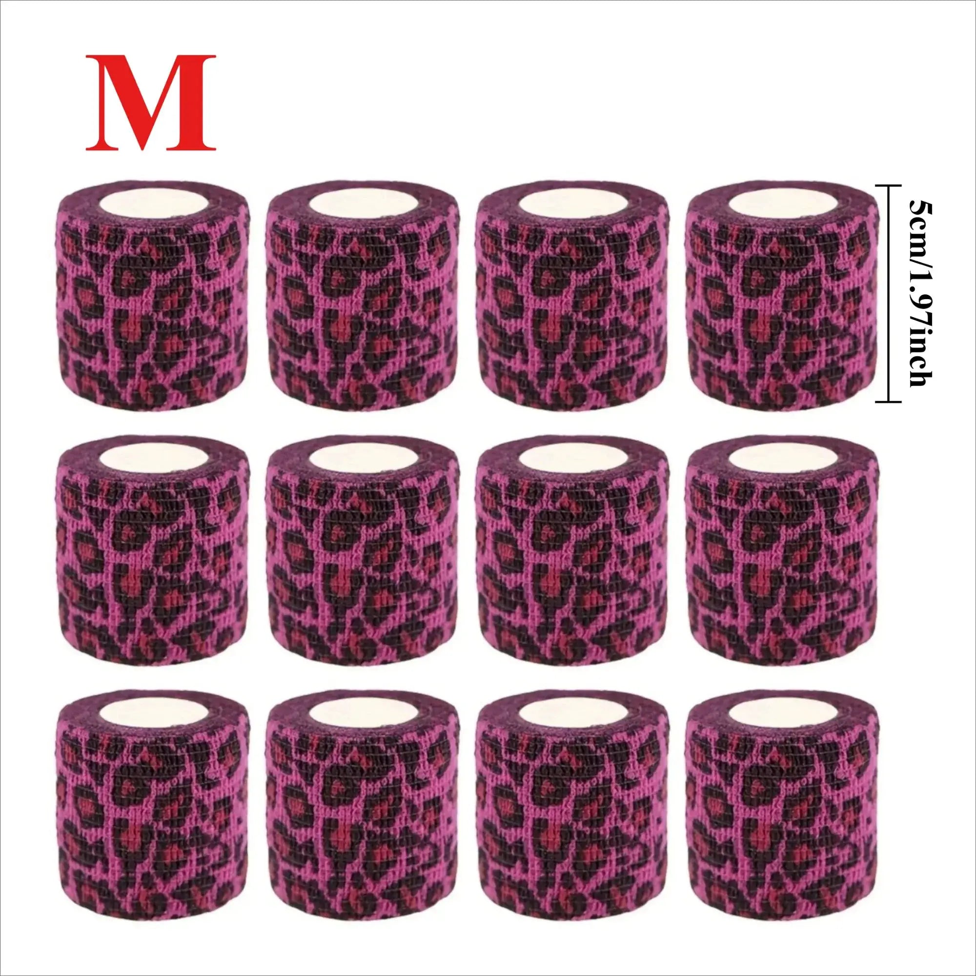 Colorful Self Adhesive Elastic Bandage Wrap Elastoplast for Knee Finger Ankle Palm Sports Injury Aid Kit Pet Tool
