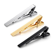 NobleMan Metal Tone Tie Clip Simple Bar Clasp Keeps Neckties Neat and Stylish for Men