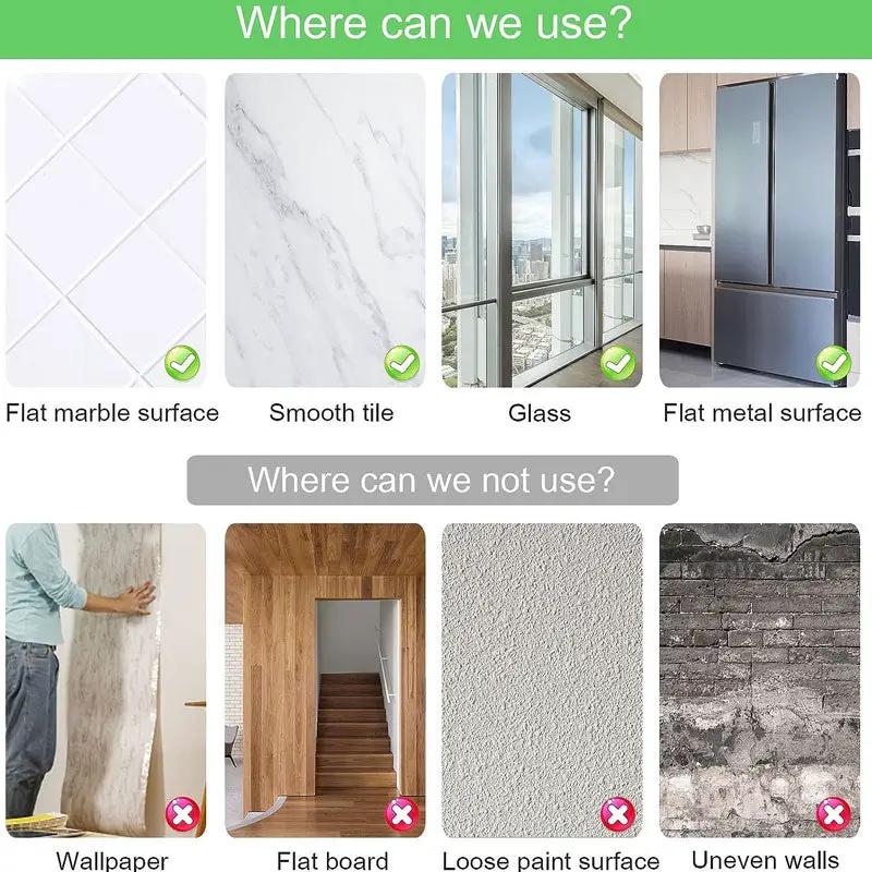 Simples Market 8/12pcs self-adhesive mirror sheets, flexible non-glass, removable wall stickers