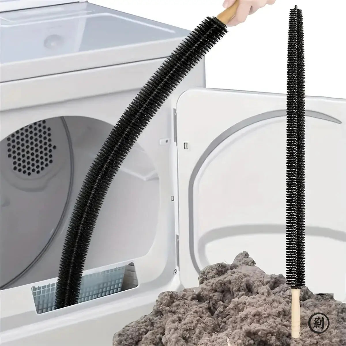 Radiator Cleaner Brush With Long Flexible Shaft For Washing Machine Lint Removal And Dryer Vents Cleaning Tools