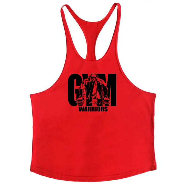 VitalPeak Gym Tank Top Y Back Sleeveless Vest Breathable Cotton Fitness Shirt For Full Range Of Motion
