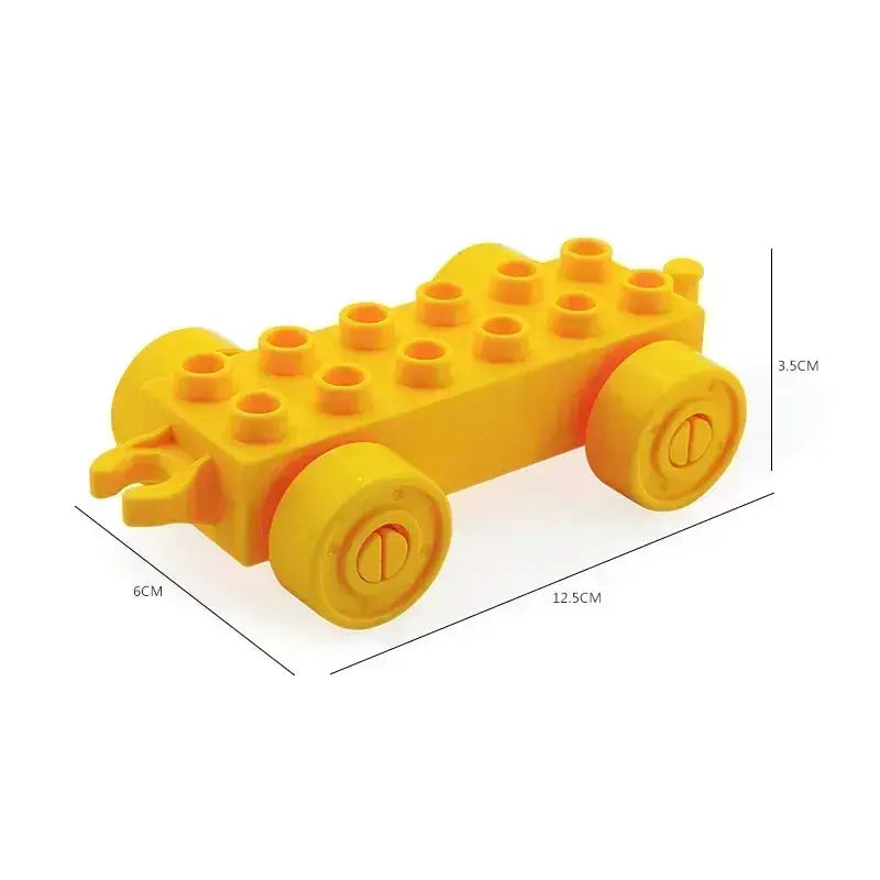 Big Building Blocks Accessories Compatible With Large Bricks Educational Toy Set For Kids Trucks Cars City Traffic