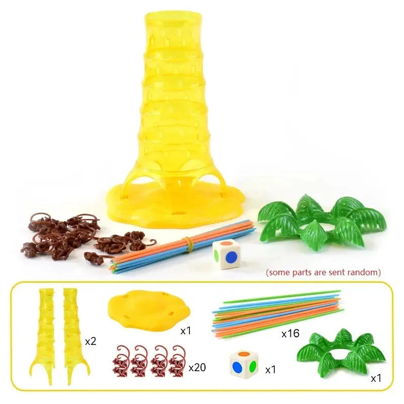 Multiplayer Tabletop Game Rolling Monkeys Educational Toy For Parent Child Interactive Board Game For Kids