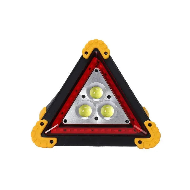 Emergency Safety Triangle With Red LED Warning Light For Car Breakdowns Multifunctional Stop Sign