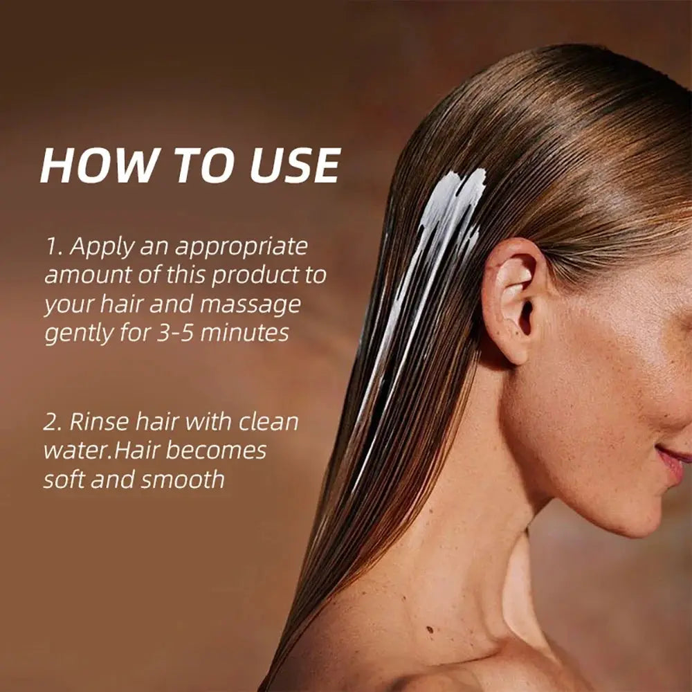 GZE Collagen Keratin Hair Mask Deep Conditioning For Dry Hair With Argan Oil Coconut Oil And Shea Butter