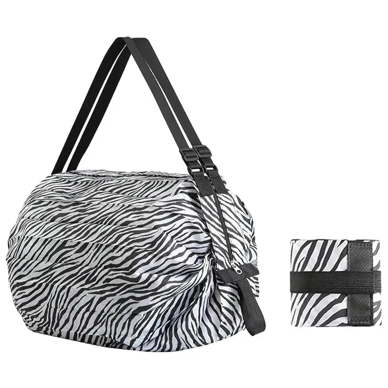 UrbanFold Nylon Foldable Shopping Bag Waterproof Travel Tote For Portable Storage Beach To Grocery