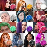 Valentines Day DIY Hair Dyed Mud Colour Wax Easy To Wash Coloring Cream For Hair Beard And Eyebrows
