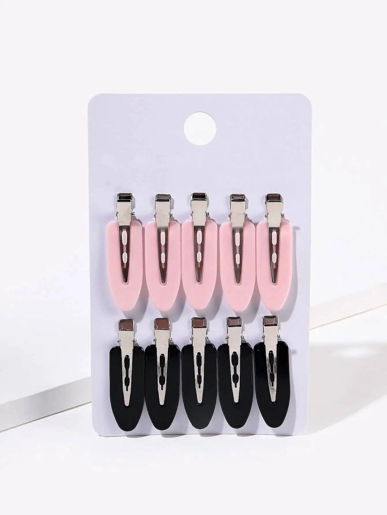 10 Pack LuxeLocks No Bend Seamless Hair Clips For Side Bangs And Face Washing Strong Grip Without Damage