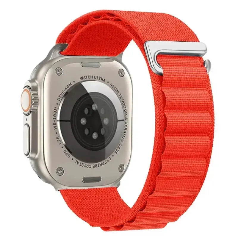 Alpine Loop Band for Apple Watch Ultra 49mm 11 10 9 8 7 46mm 42mm 45mm 41mm Nylon Wristband iWatch Series 6 5 4 SE 44 40mm Strap