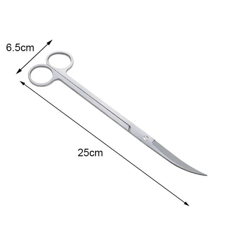 Findixpet Aquarium Scissor Tools Set Stainless Steel Tweezers Plant Wave Scissors Cleaning Accessories Storage Holder