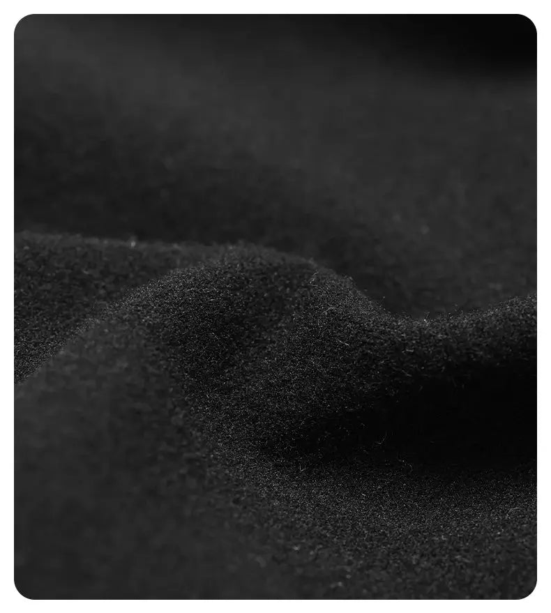 INBIKE winter cycling fleece fabric close-up in black, Simples Market