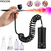 Portable Airbrush Kit With High Performance Compressor For Nail Art Cake Decorating Craft