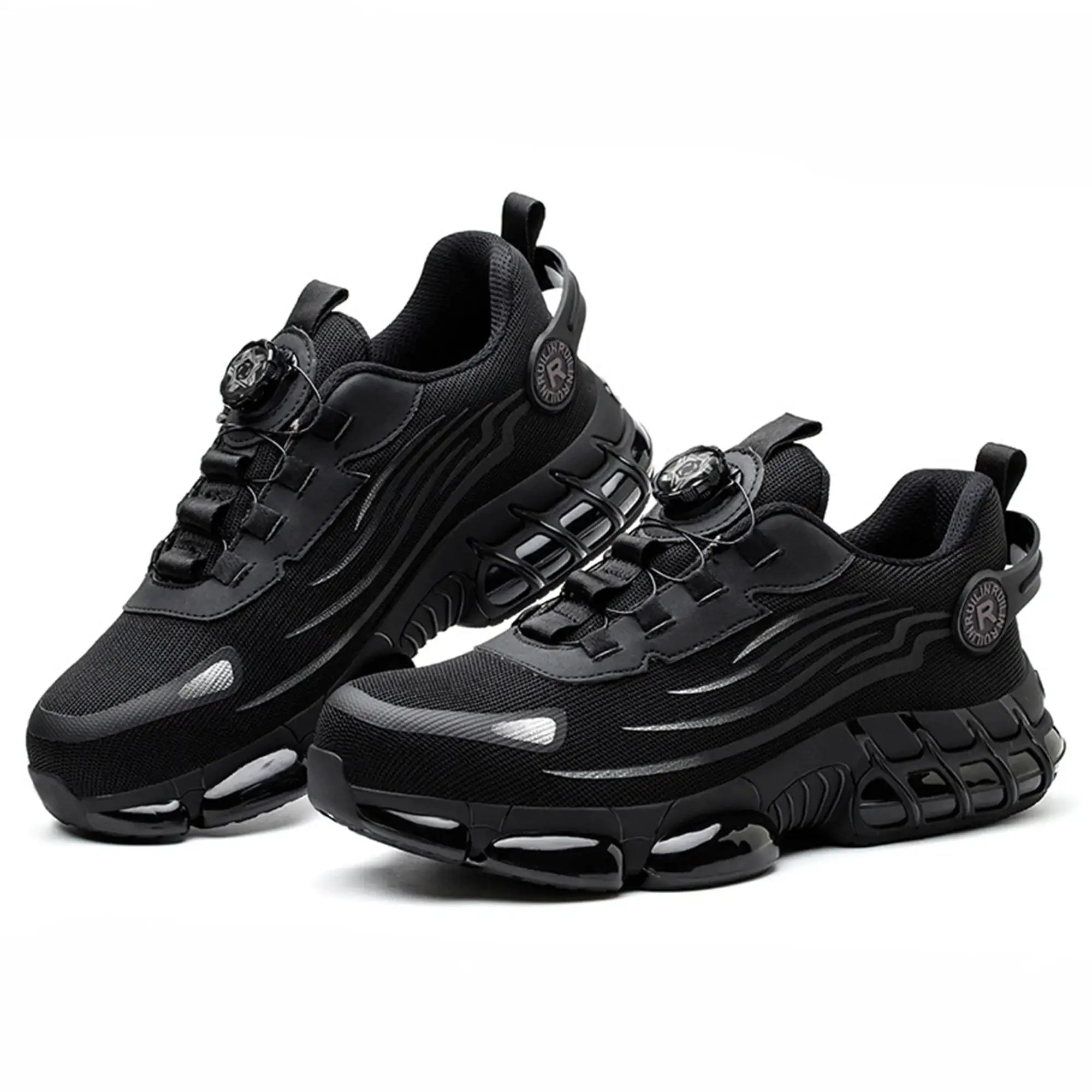 Indestructible Steel Toe Safety Shoes For Men With Slip Resistant And Abrasion Resistant Outsole Work Sneakers