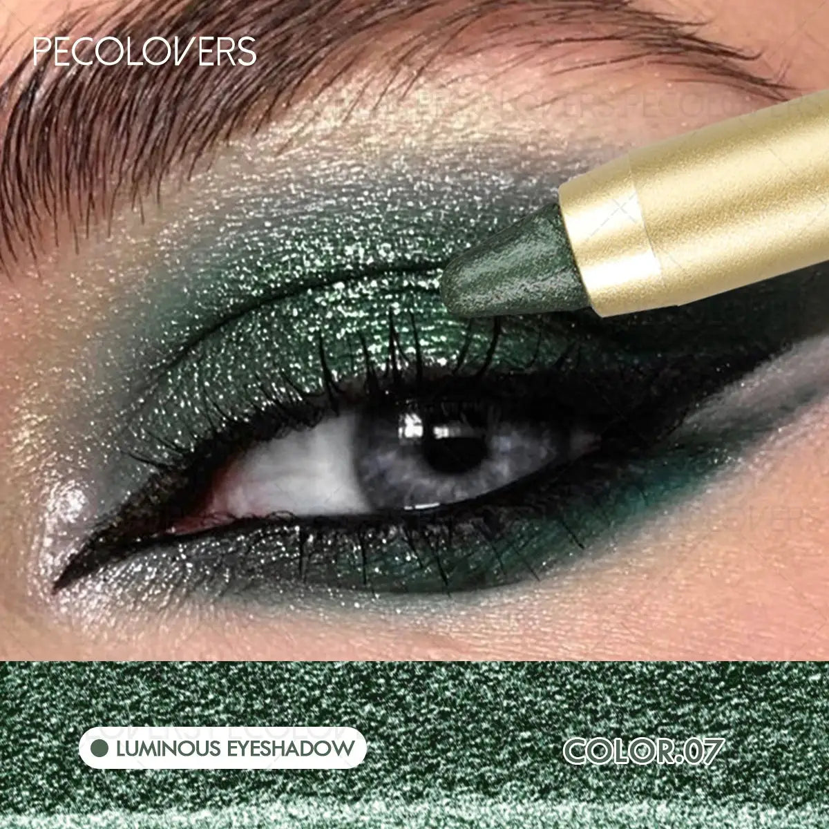 LuxeHue Dual Ended Eyeshadow Stick Glitter And Matte Finishes Smudge Proof Waterproof All Day Wear