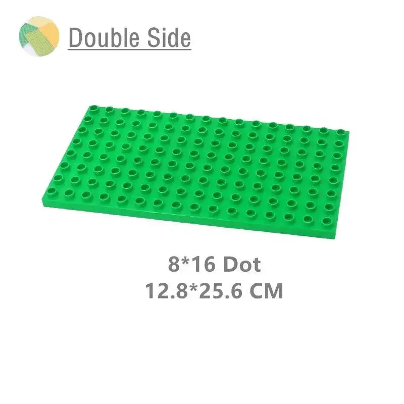 9 Sizes Big Building Plastic Blocks Base Plates Compatible With Large Bricks And Assembly Figures For Kids Toys