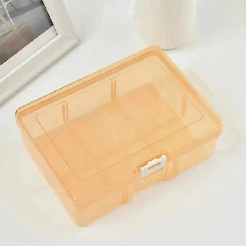 Transparent Plastic Storage Boxes for Jewelry Hardware Accessories and Small Items DIY Crafts and Cosmetics Organizer