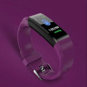 115Plus Bluetooth Smartwatch Fitness Bracelet for iOS and Android Heart Rate Sleep Tracking