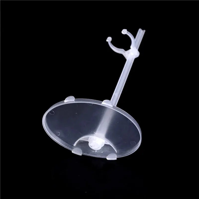 Five Pack Plastic Doll Stands One Sixth Scale Figure Display Holders For Doll House Decor And Pretend Play Toys