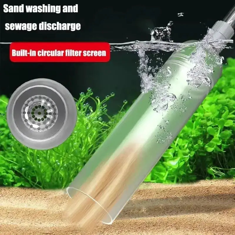 Simples Market fish tank siphon vacuum gravel cleaner kit with clear extension tube for aquarium water changes
