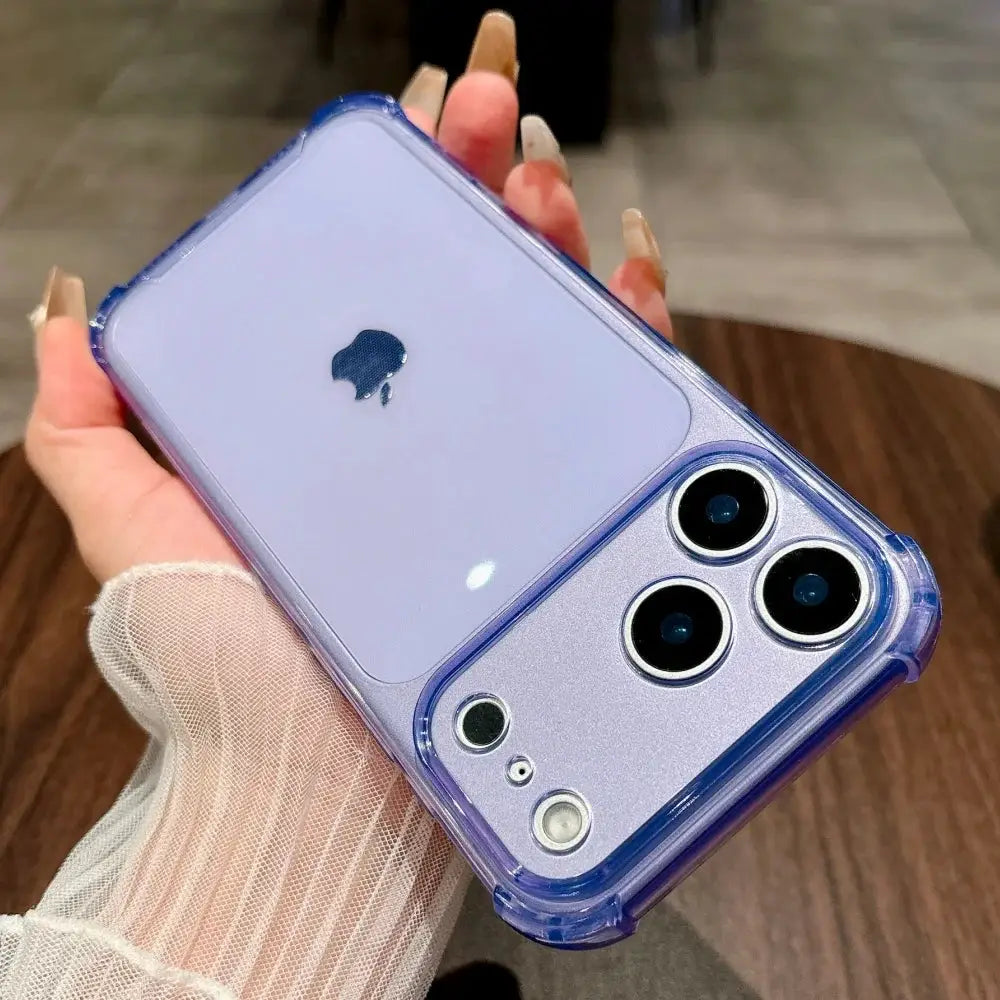 NeonGuard Shockproof Neon Soft TPU Clear Case For iPhone 7 To 17 Pro Max With Camera Protection
