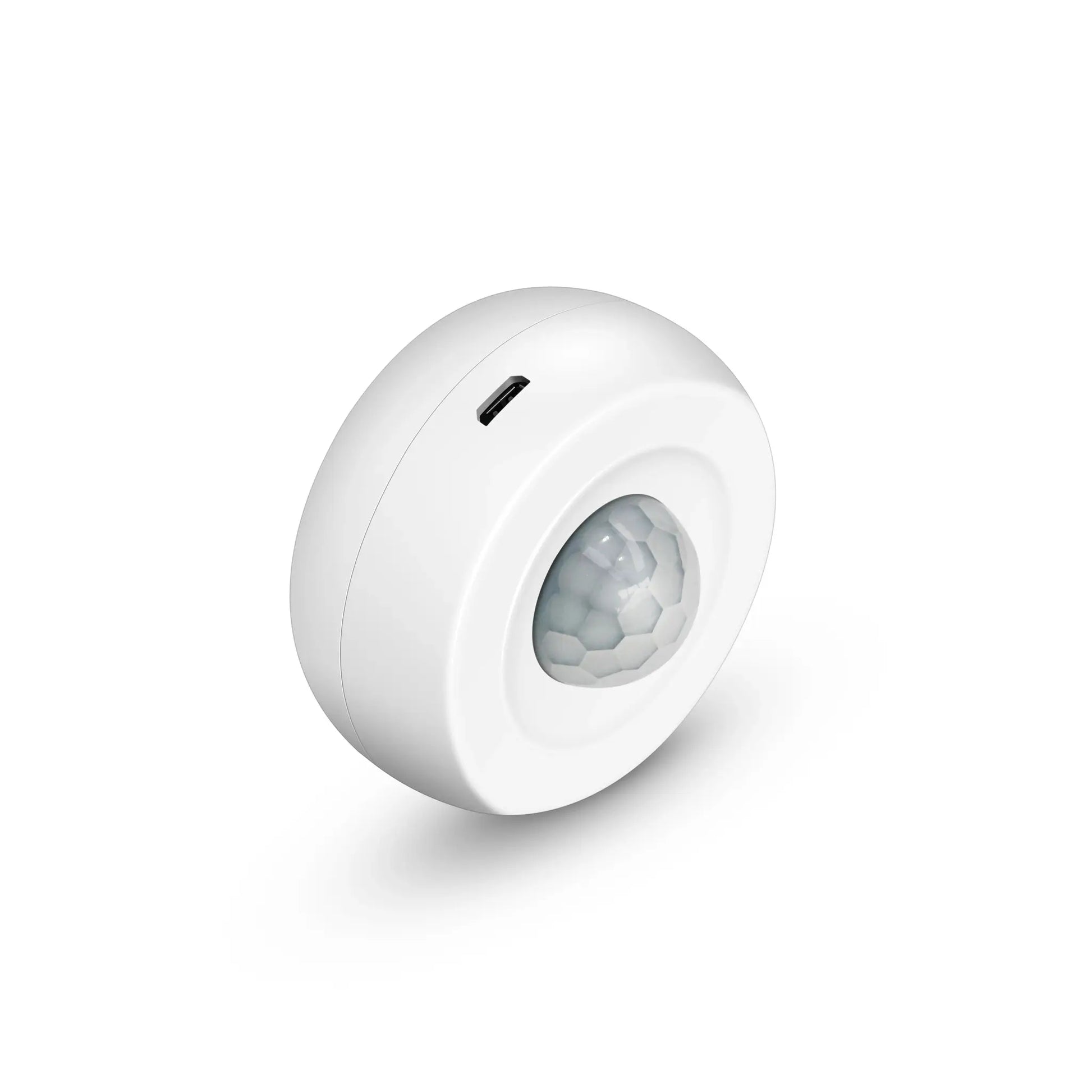 Tuya WiFi smart PIR motion detector by Simples Market, white dome security sensor