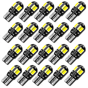 W5W T10 LED Bulbs 12V Canbus 5730 8SMD 6000K Interior Map Dome Parking Lights Lamp