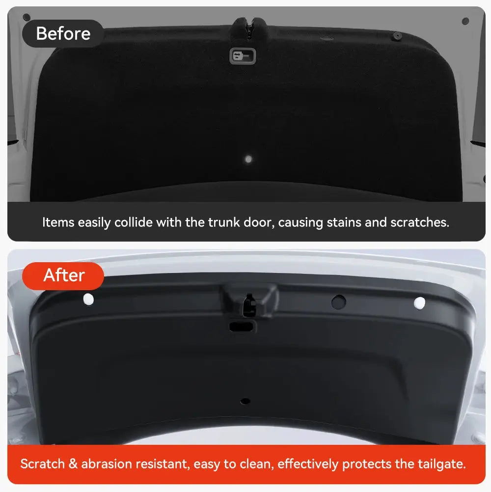 YZ rear trunk mat for Tesla Model Y Juniper 2025–2026, TPE anti-dirt trunk protection pad, Simples Market