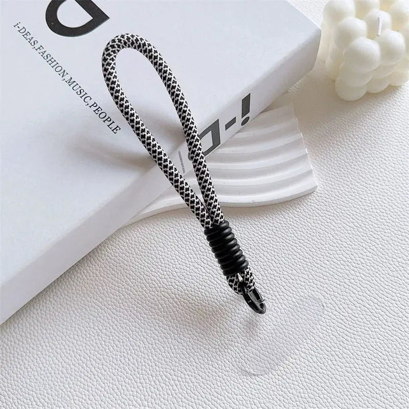Mobile Phone Lanyard Strap With Patch Attachment For Secure Phone Case Rope Keychain And Hanging Chain