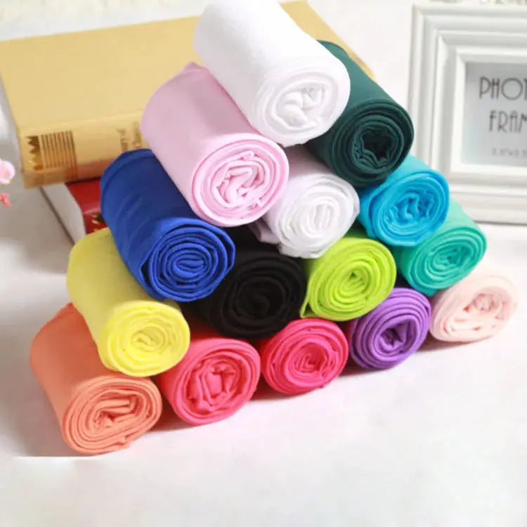 Candy Color Kids Pantyhose For Girls Ballet Dance Tights Velvet Solid White Stockings