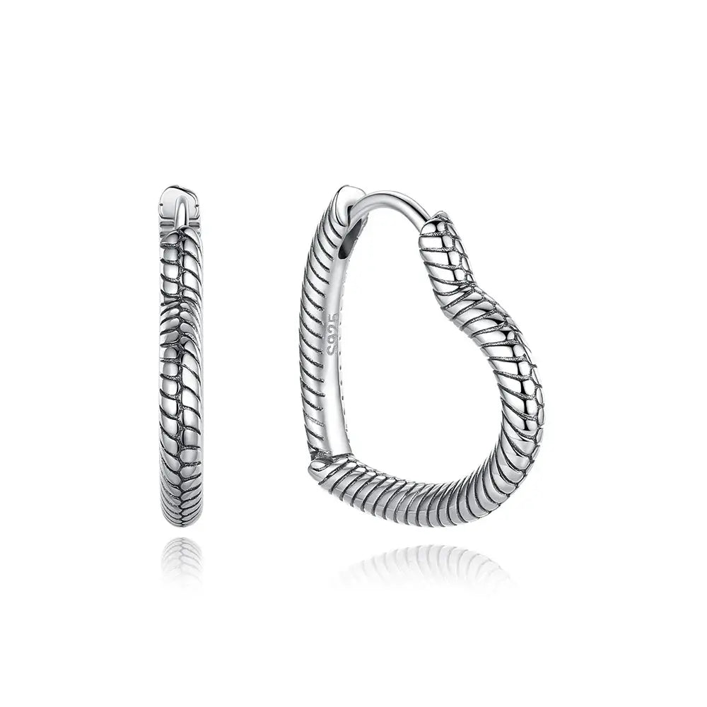 925 Sterling Silver Stud Hoop Earrings For Women Crystal Zircon Rose Gold Crown Heart Infinity Bee Design Jewelry