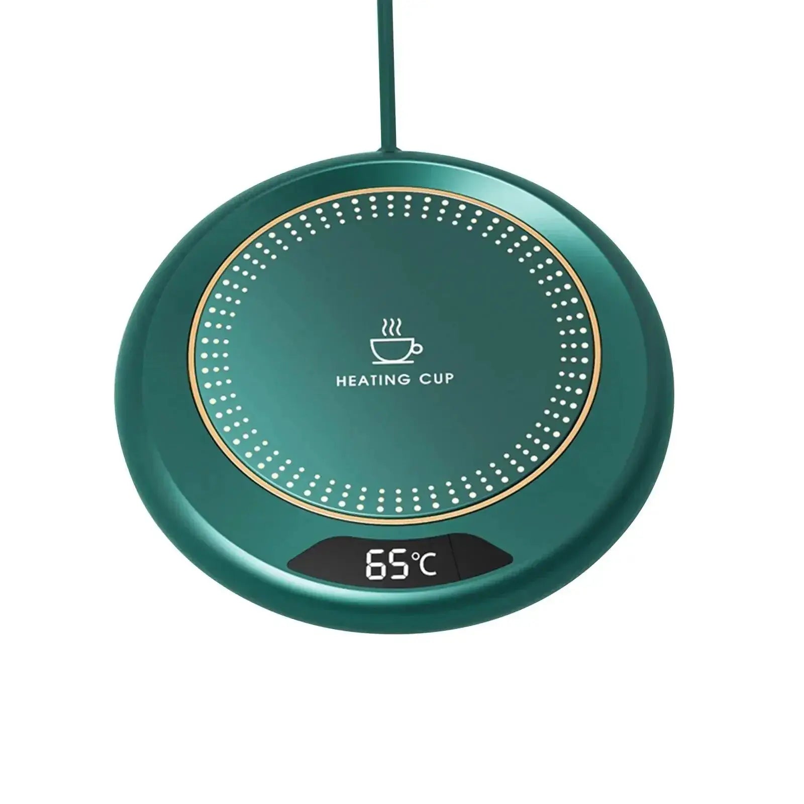 Thermostatic Heating Coaster USB Mug Warmer With 3 Speed Levels And Constant 55 Degrees Temperature