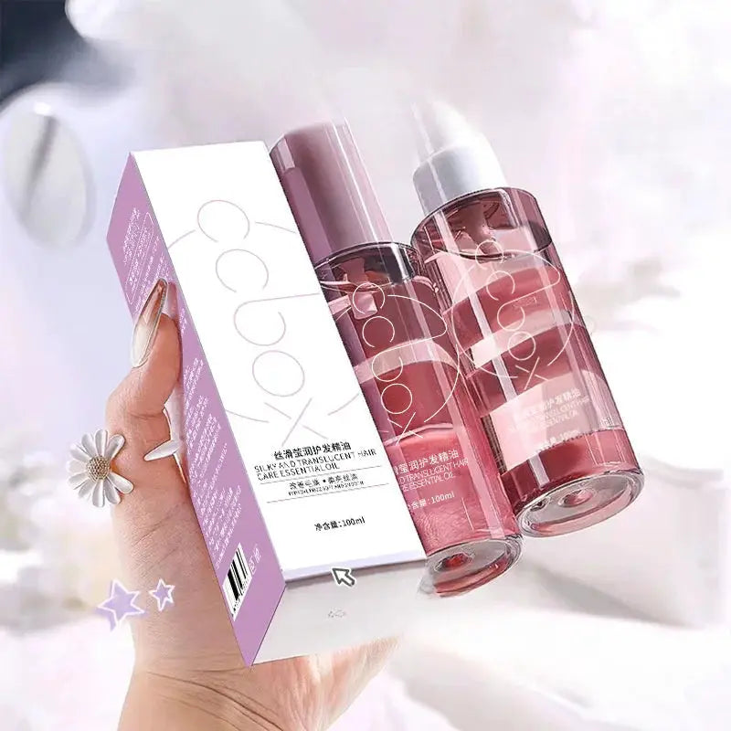 100ml Hair Care Essential Oil for Dry Hair Long Lasting Fragrance Smooth Hair Gift for Girlfriends and Moms